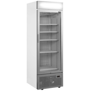 Tefcold frysskåp med glasdörr UFSC1450GCP NF Silver