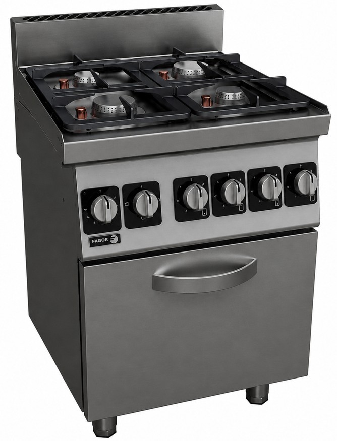 Fagor gasspis med ugn CI-CG606O 4
