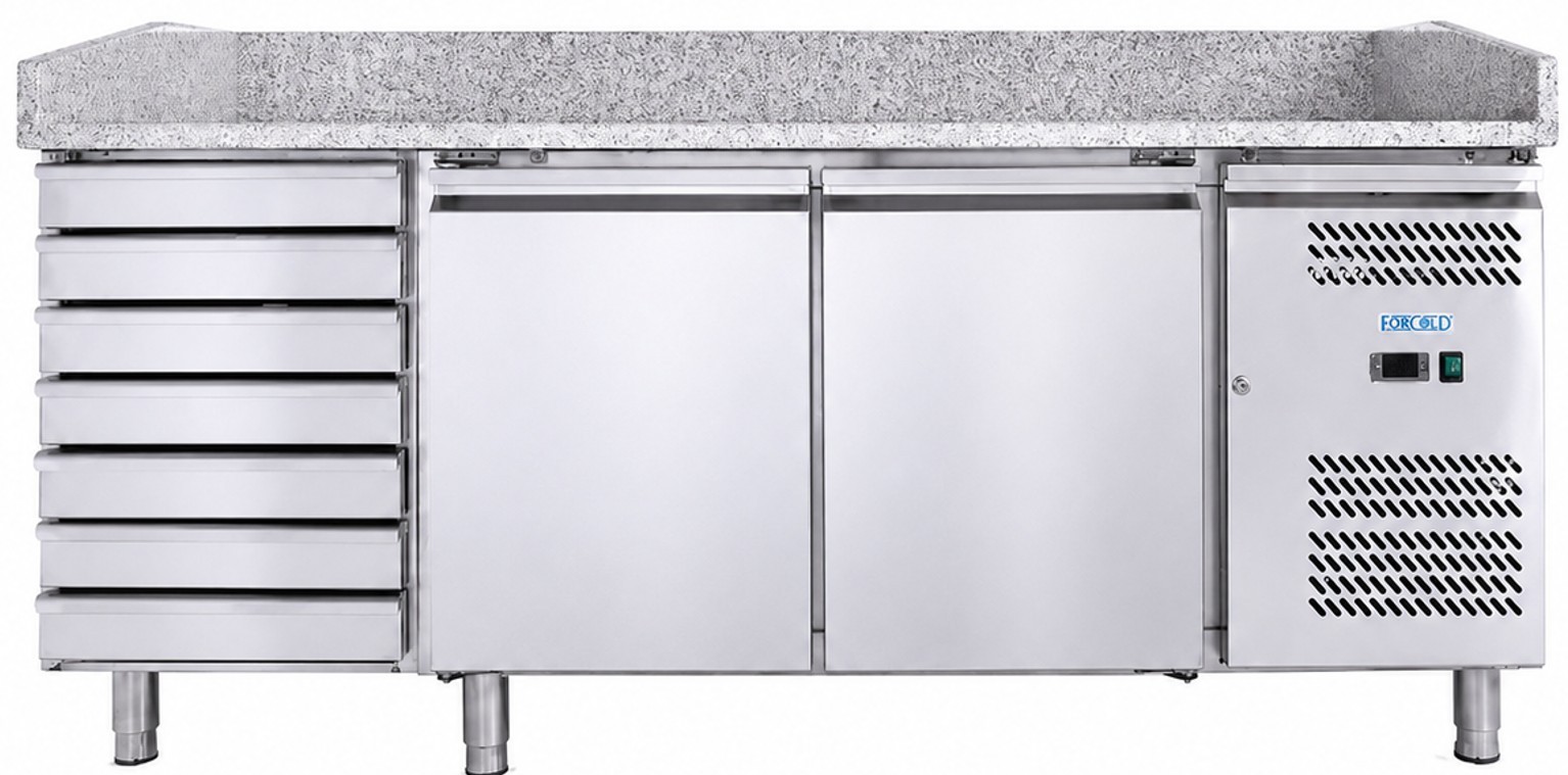 Forcold pizzabänk G-PZ2610TN-FC