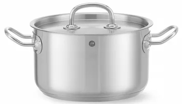 Hendi medelstor kastrull med lock 3,5 l "Kitchen line"
