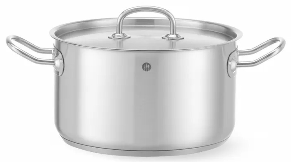 Hendi medelstor kastrull med lock 9,5 L "Kitchen line"