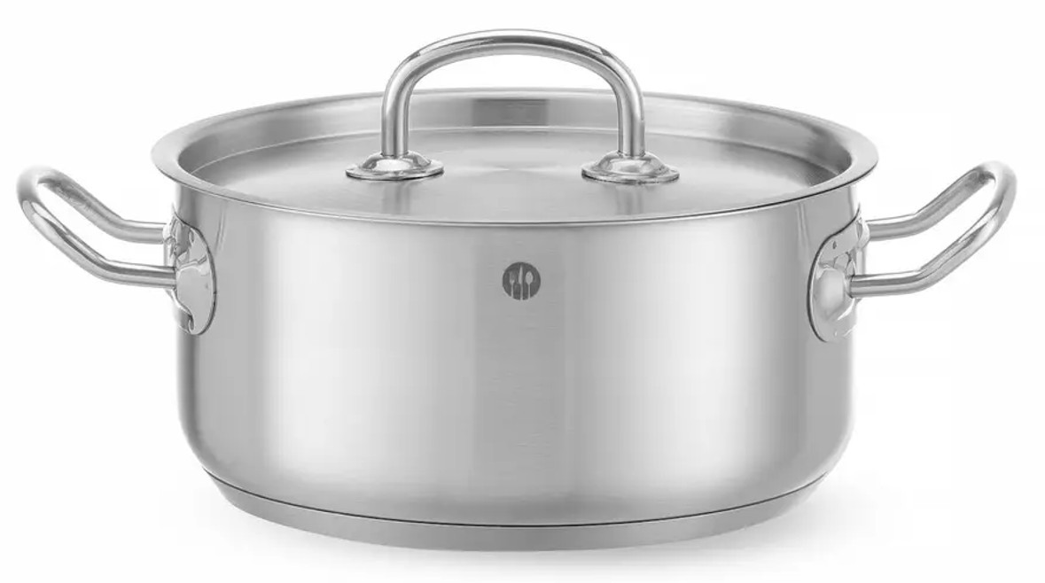 Hendi låg kastrull med lock 2,9 L "Kitchen line"
