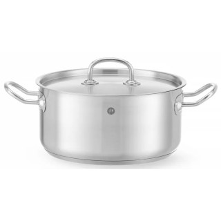 Hendi låg kastrull med lock 4,9 L "Kitchen line"