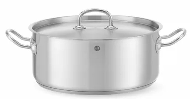 Hendi låg kastrull med lock 7,3 l "Kitchen line"
