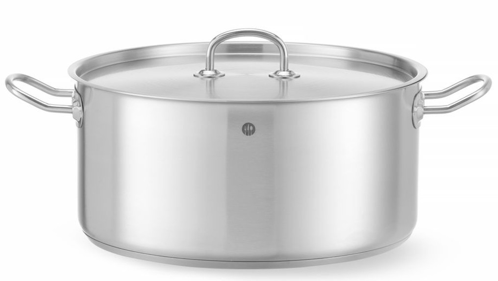 Hendi låg kastrull med lock 12 L "Kitchen line"