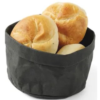 Hendi svart papperspåse för bröd 170x170x150 mm