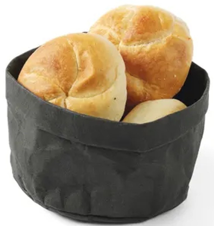 Hendi svart papperspåse för bröd 170x170x150 mm