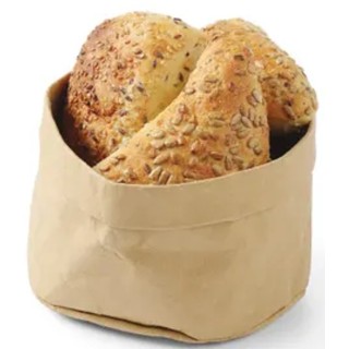 Hendi beige papperspåse för bröd 170x170x150 mm