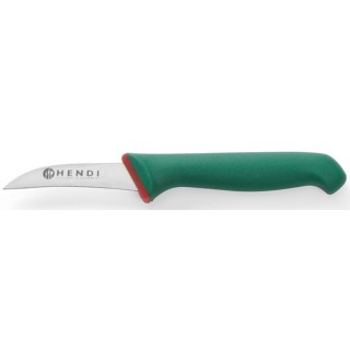 Hendi 70/175 mm grönsaksskalningskniv med böjt blad "Green Line"