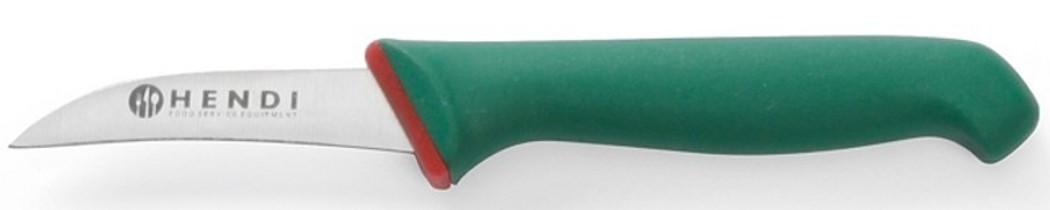 Hendi 70/175 mm grönsaksskalningskniv med böjt blad "Green Line"
