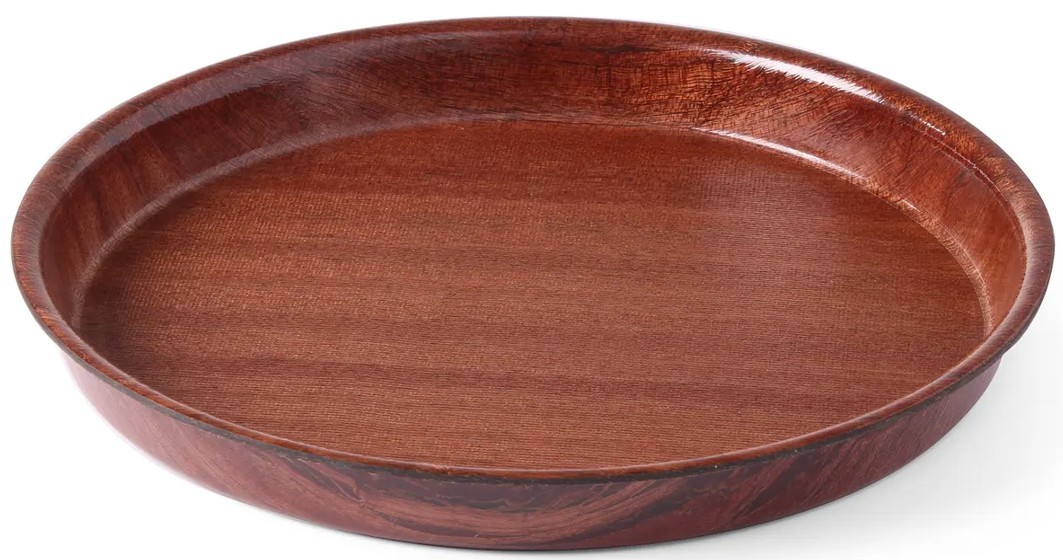 Hendi 320 mm rund träbricka