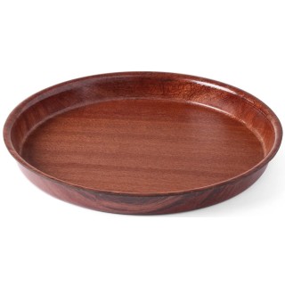 Hendi 420 mm rund träbricka