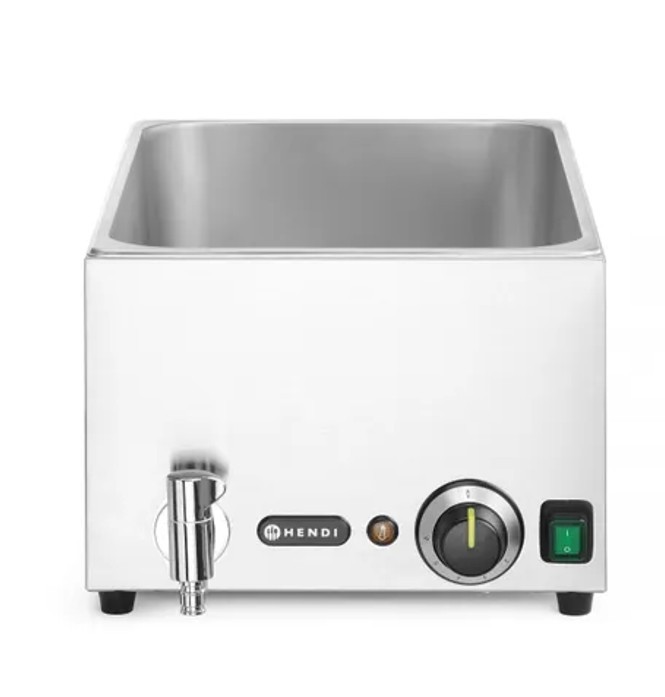 Hendi vattenbad med tappkran KITCHEN LINE - GN 1/1