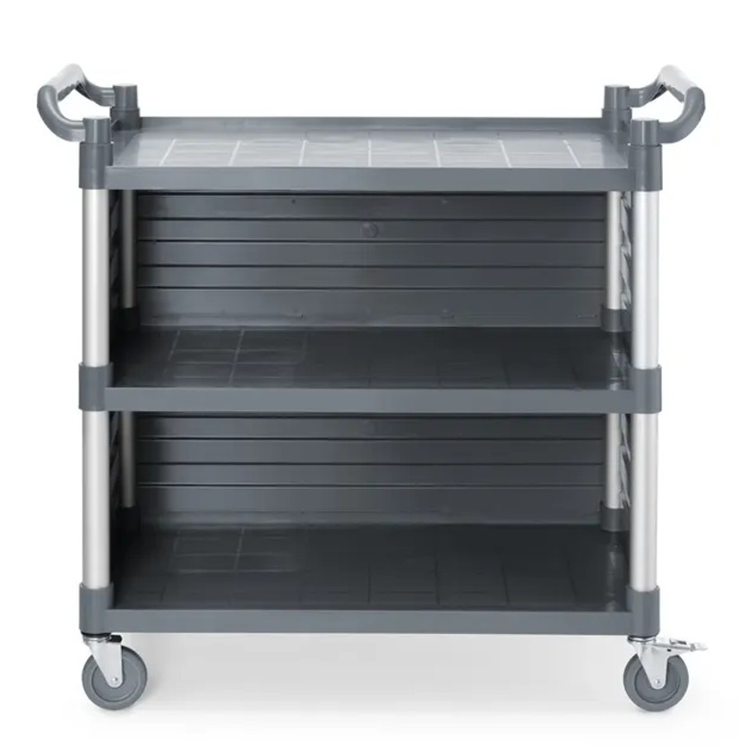 Hendi polypropenvagn med 3 hyllor