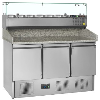 Tefcold pizzabänk PT1365 + GVC33-140