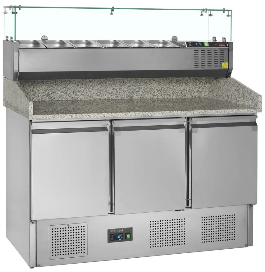 Tefcold pizzabänk PT1365 + GVC33-140