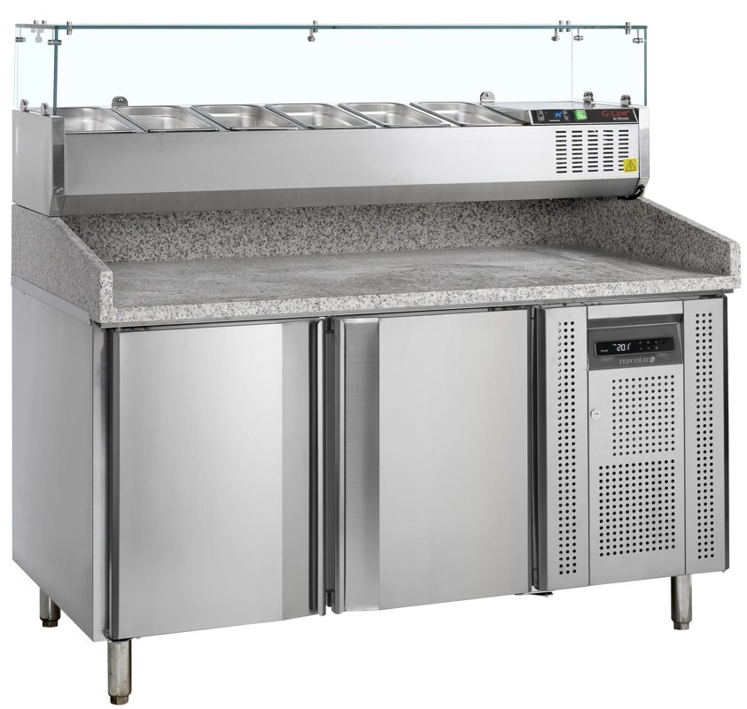 Tefcold pizzabänk PT1200 + GVC38-150