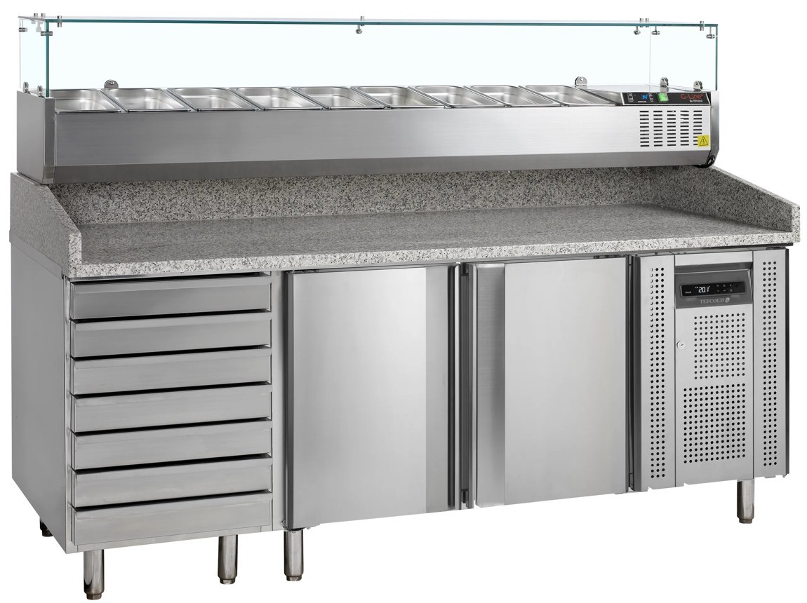 Tefcold pizzabänk PT1310 + GVC38-200