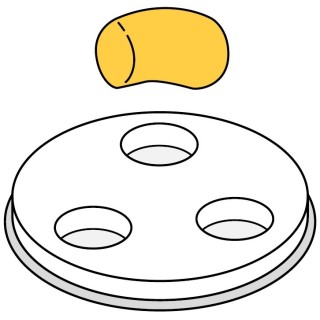 Fimar gnocchi-munstycke 12 mm