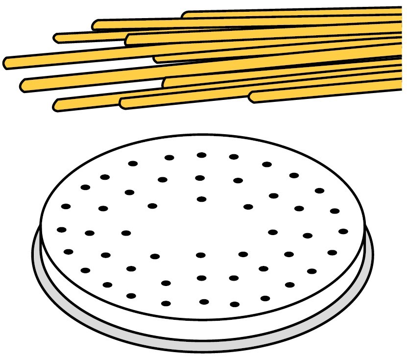 Fimar spagetti-munstycke 2 mm