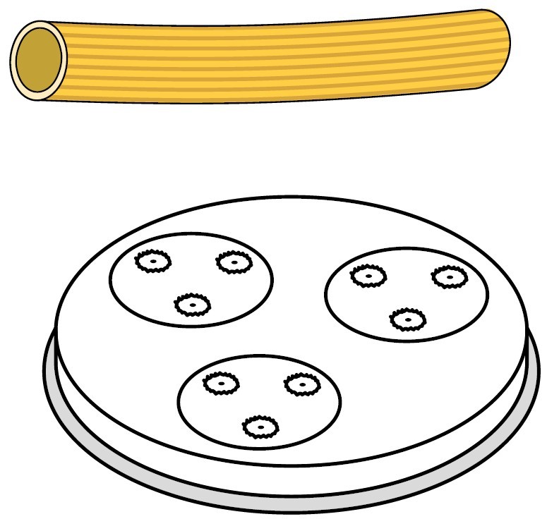 Fimar makaron-munstycke 4,8 mm