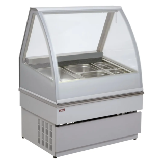 Unis Cool exponeringskyl Georgia III 1000 Salad, rostfritt stål